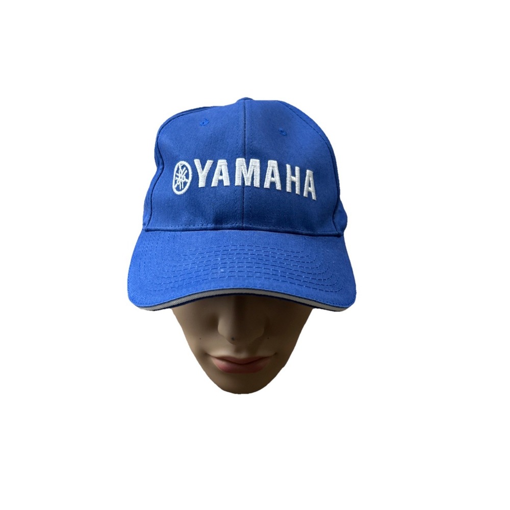 Yamaha hat Cap Blue Adjustable Cotton Strapback One Size Motorsports